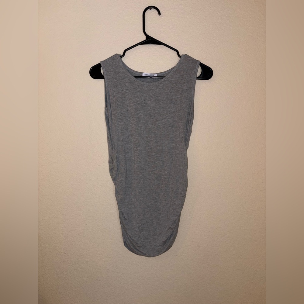Classic Gray Women's Maternity Muscle Tee